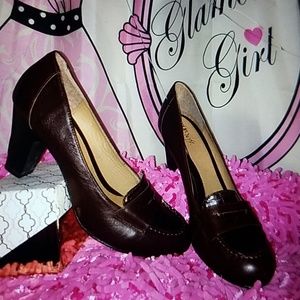 New Euro Soft by Sofft, womens chocolate heel